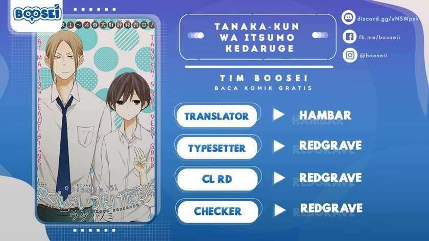 Komik Tanaka-kun wa Itsumo Kedaruge Chapter 62