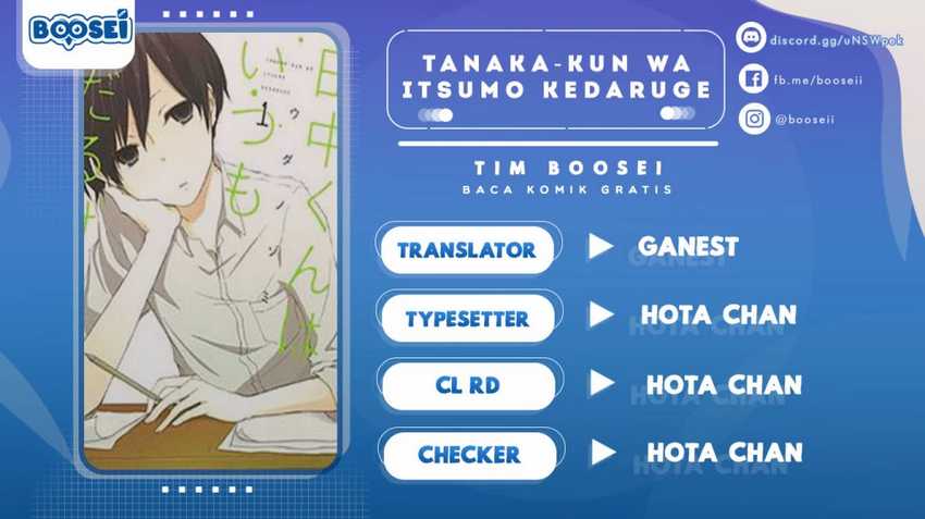 Komik Tanaka-kun wa Itsumo Kedaruge Chapter 19