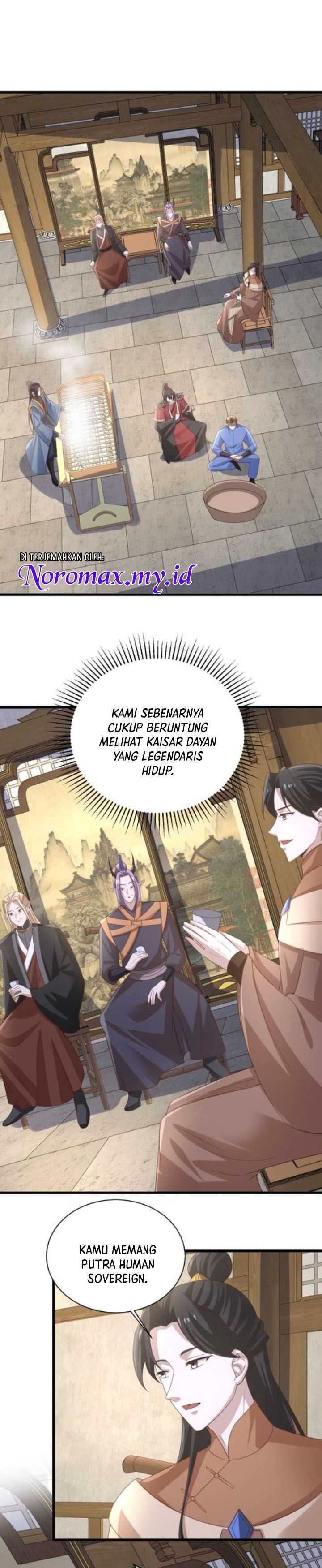 It’s Over! The Queen’s Soft Rice Husband is Actually Invincible Chapter 385 Bahasa Indonesia