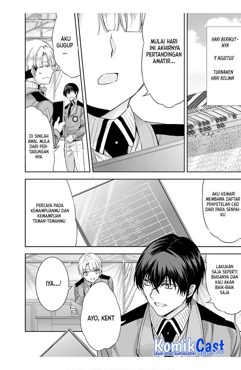 Mahouka Koukou no Rettousei – Steeplechase-hen Chapter 16 Bahasa Indonesia