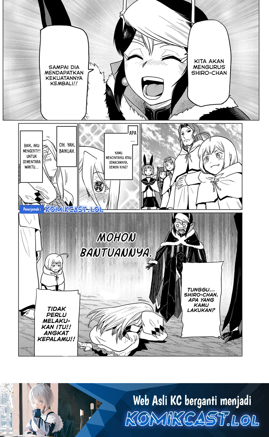 Kumo Desu ga, Nani ka? Chapter 67.1 Bahasa Indonesia