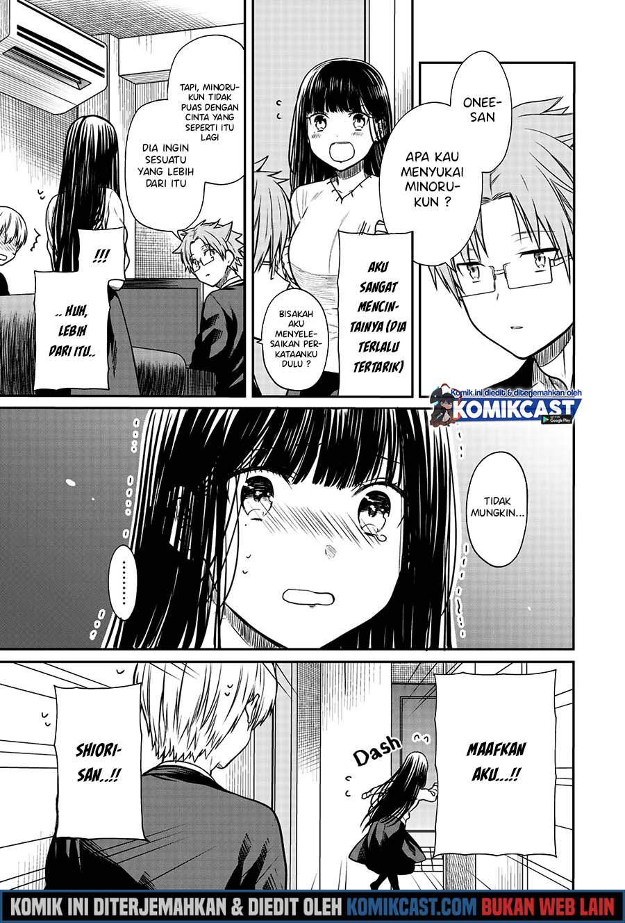 Danshi Koukousei wo Yashinaitai Onee-san no Hanashi Chapter 162 Bahasa Indonesia