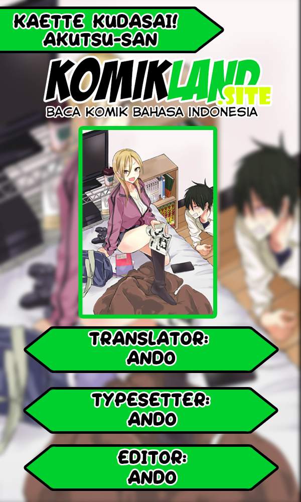 Please Go Home! Akutsu-san Chapter 07 Bahasa Indonesia