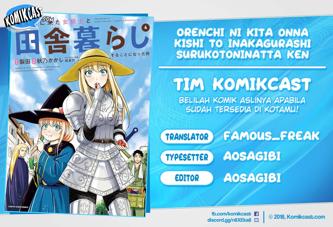 Orenchi ni Kita Onna Kishi to Inakagurashi Surukotoninatta Ken Chapter 42 Bahasa Indonesia