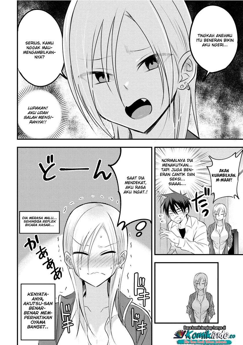 Please Go Home! Akutsu-san Chapter 28 Bahasa Indonesia