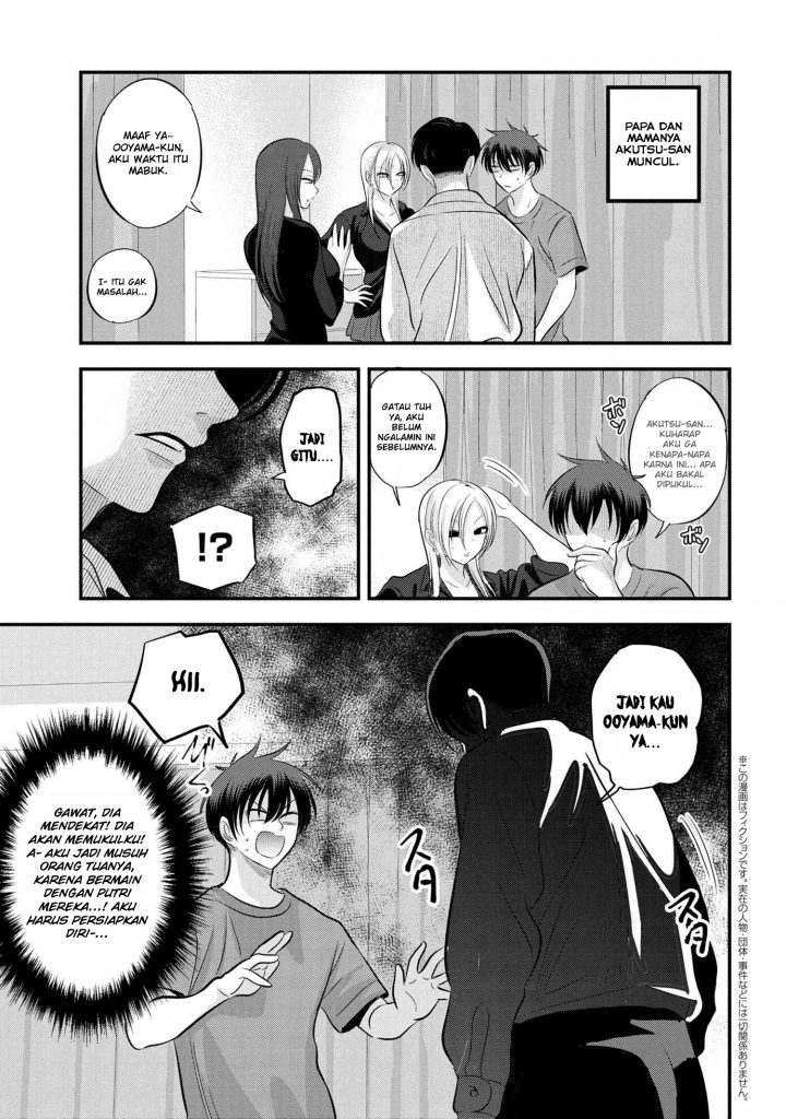 Please Go Home! Akutsu-san Chapter 114 Bahasa Indonesia