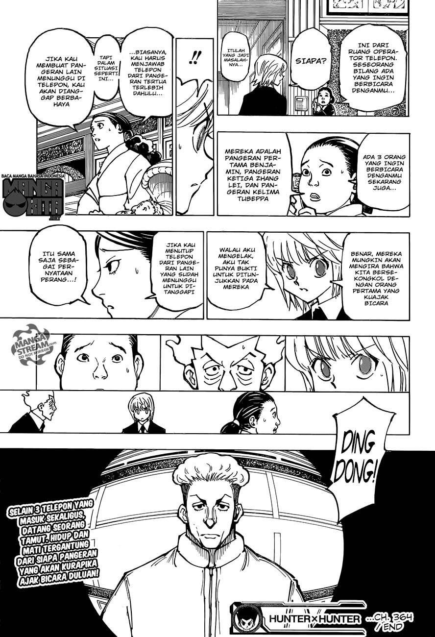 Hunter x Hunter Chapter 364 Bahasa Indonesia