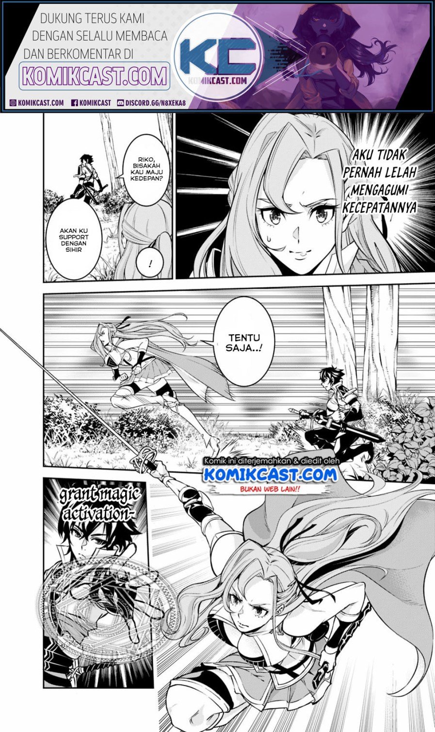 Shijou Saikyou no Mahou Kenshi, F Rank Boukensha ni Tensei Suru ~Kensei to Matei, 2 Tsu no Zense omotta Otoko no Eiyuutan~ Chapter 22 Bahasa Indonesia