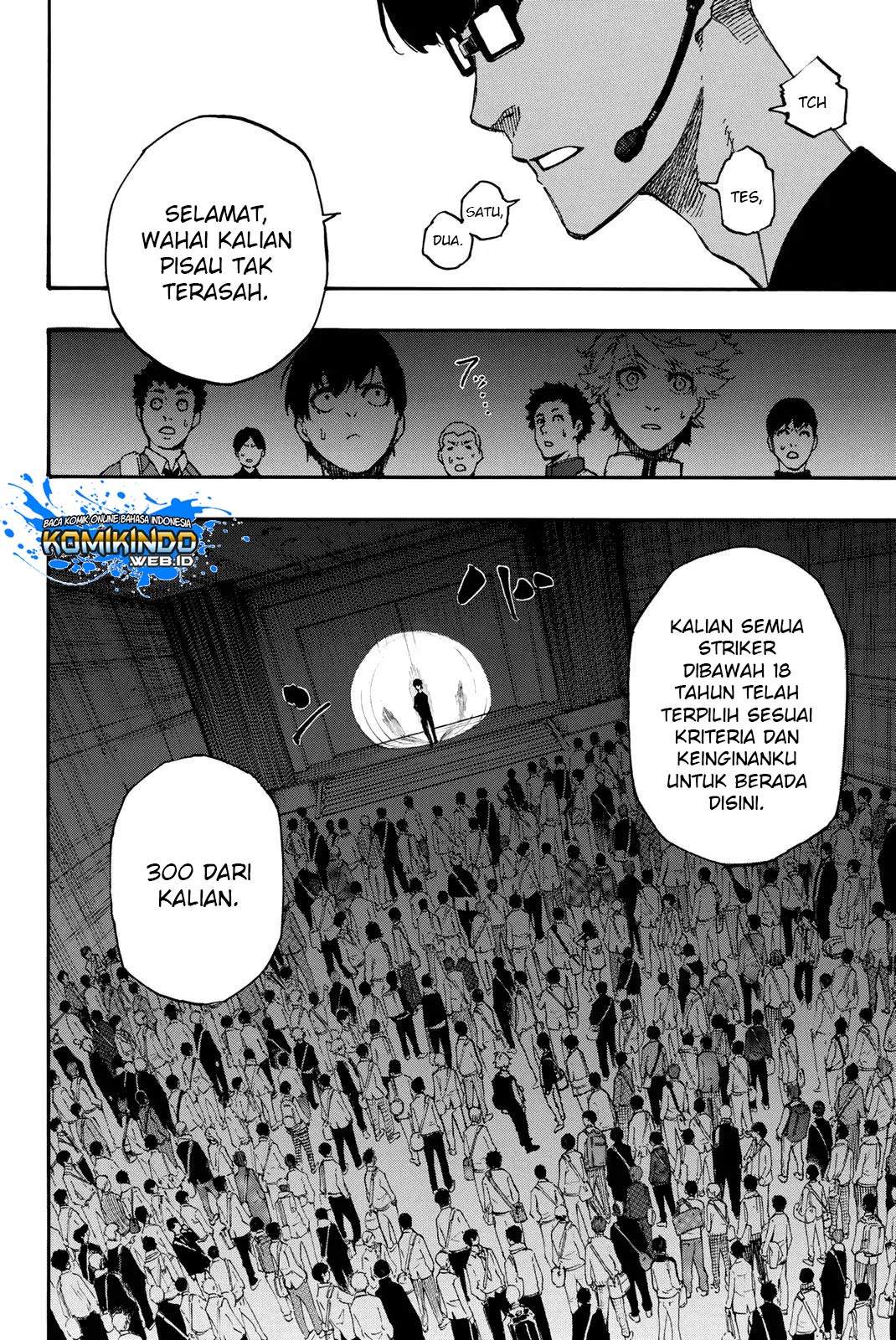 Blue Lock Chapter 01 Bahasa Indonesia