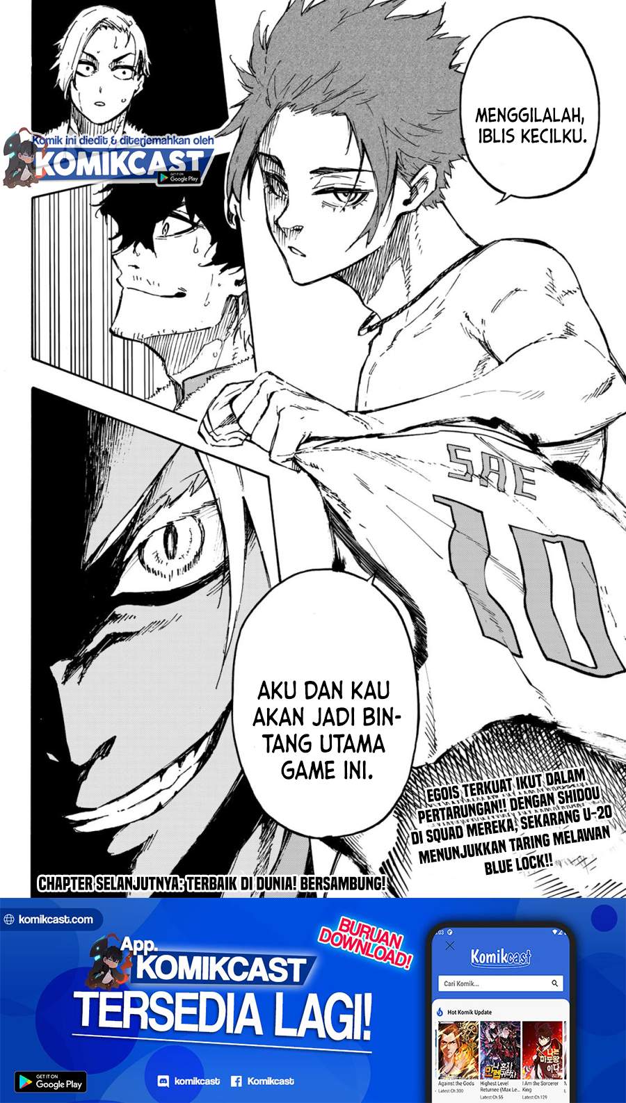 Blue Lock Chapter 122 Bahasa Indonesia