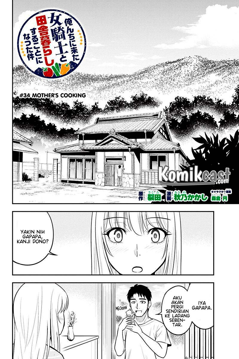 Orenchi ni Kita Onna Kishi to Inakagurashi Surukotoninatta Ken Chapter 34 Bahasa Indonesia