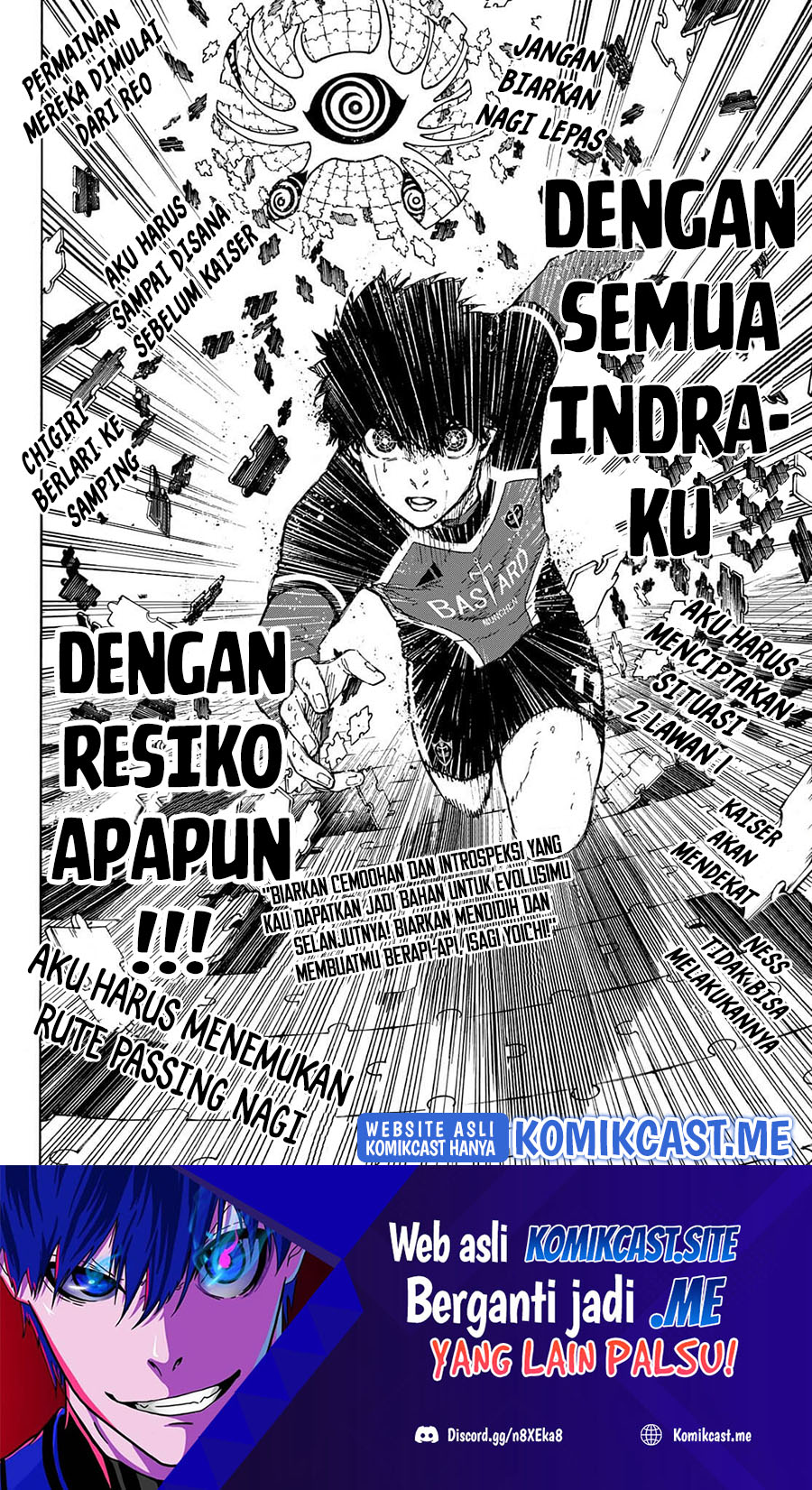 Blue Lock Chapter 187 Bahasa Indonesia