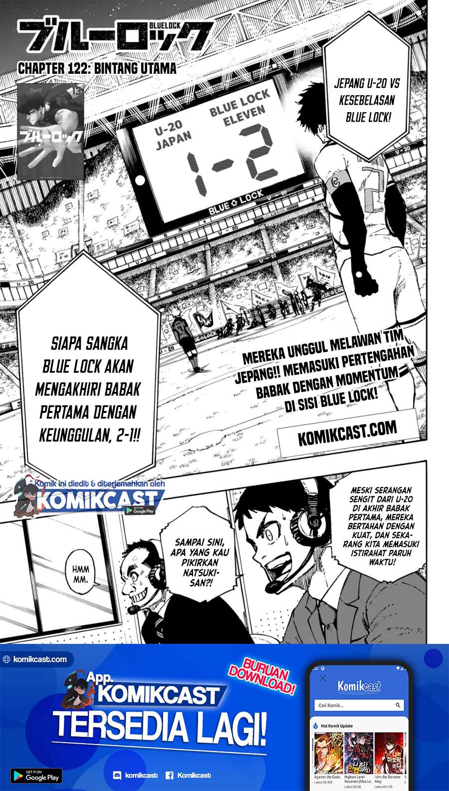 Blue Lock Chapter 122 Bahasa Indonesia