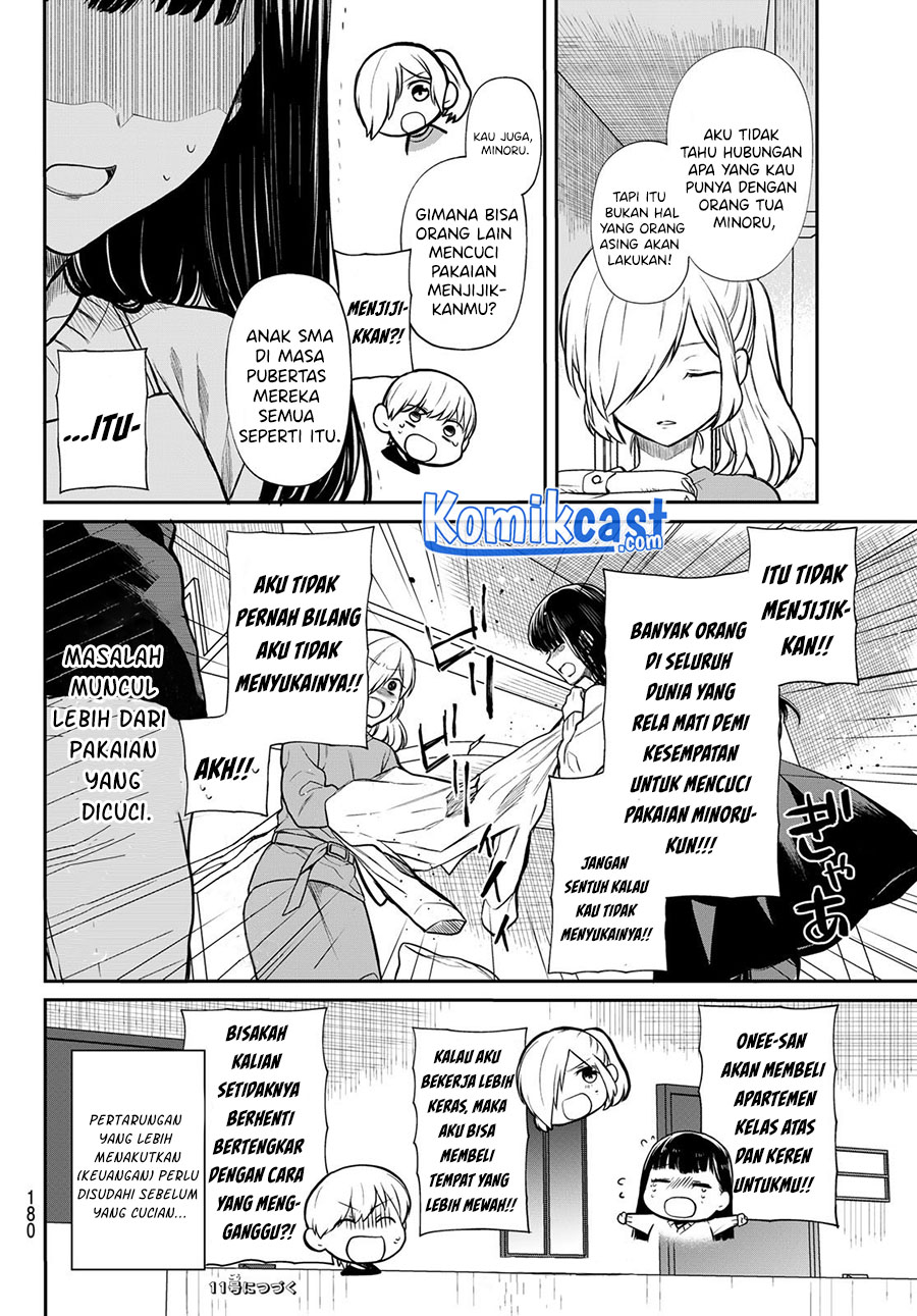 Danshi Koukousei wo Yashinaitai Onee-san no Hanashi Chapter 172 Bahasa Indonesia