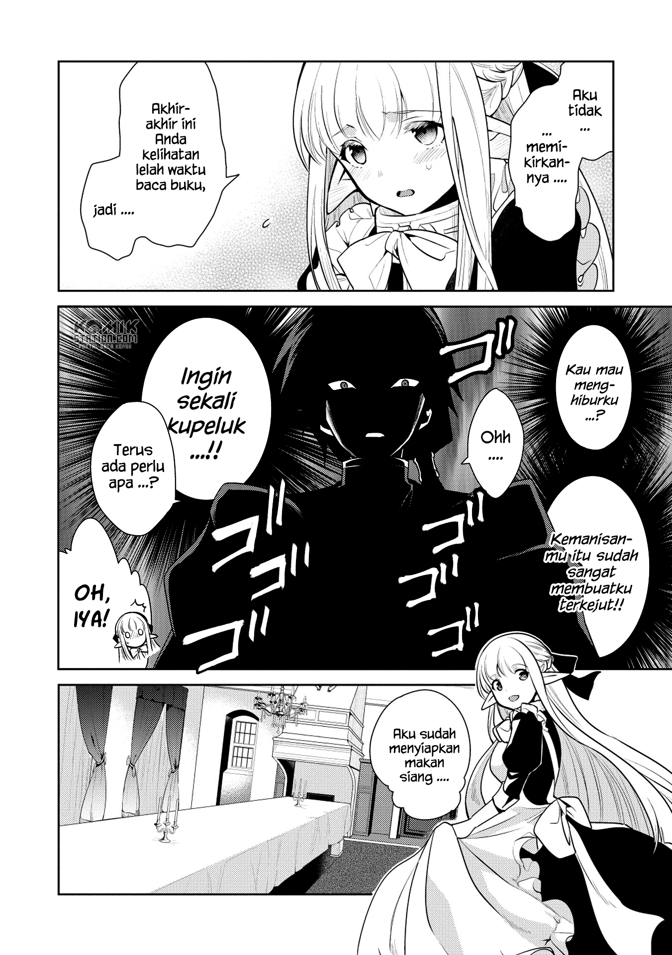 Maou no Ore ga Dorei Elf wo Yome ni Shitanda ga, Dou Medereba Ii? Chapter 14 Bahasa Indonesia