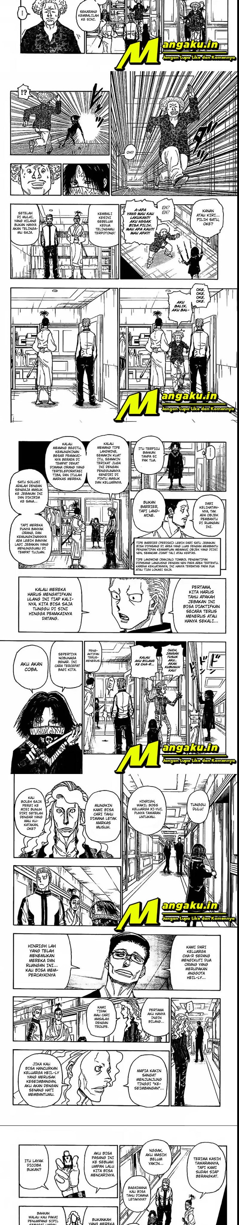 Hunter x Hunter Chapter 398 Bahasa Indonesia