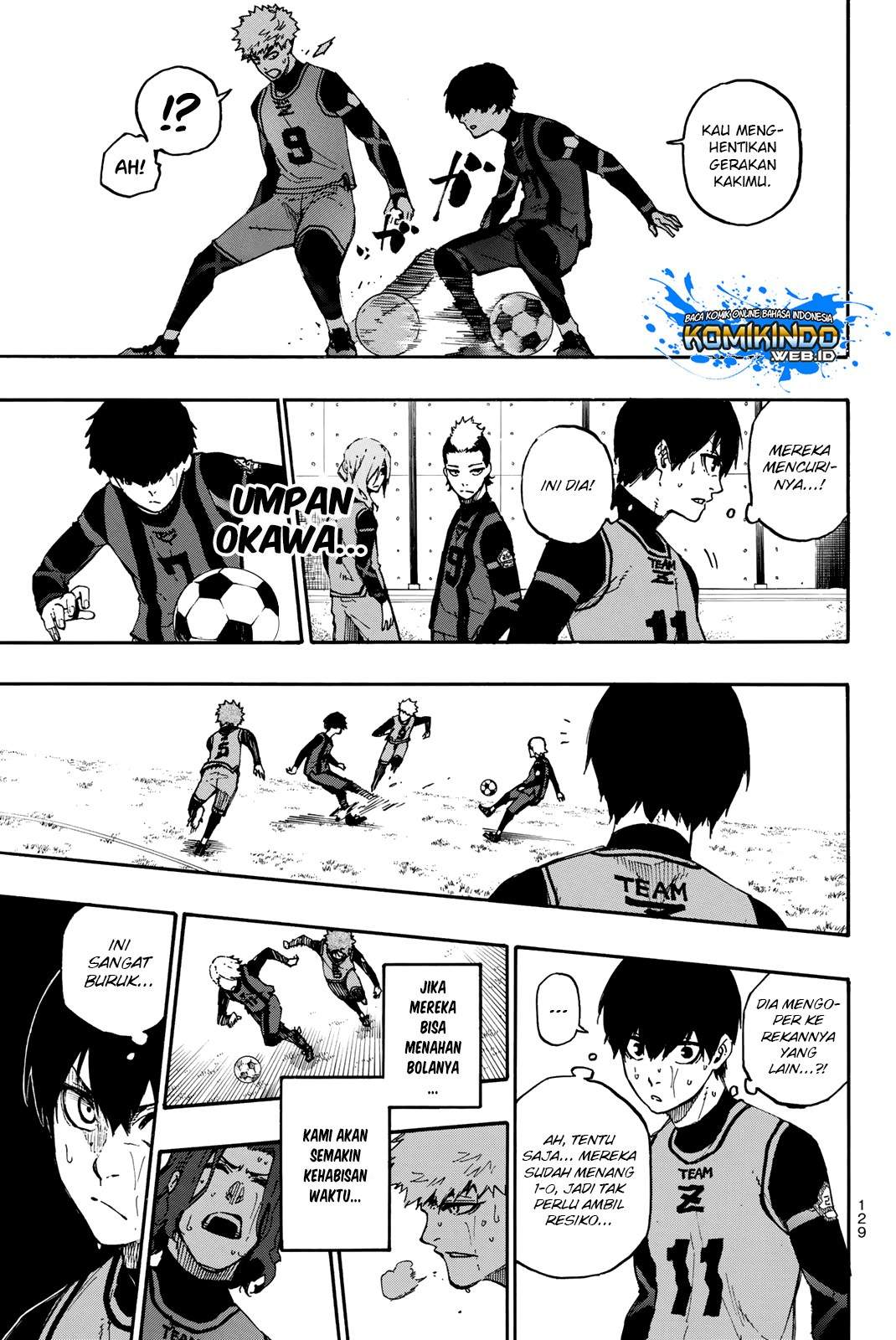 Blue Lock Chapter 11 Bahasa Indonesia