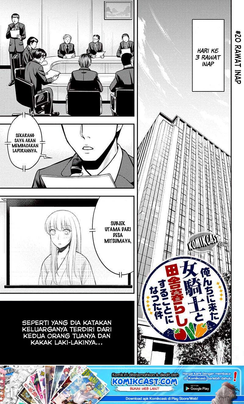 Orenchi ni Kita Onna Kishi to Inakagurashi Surukotoninatta Ken Chapter 20 Bahasa Indonesia