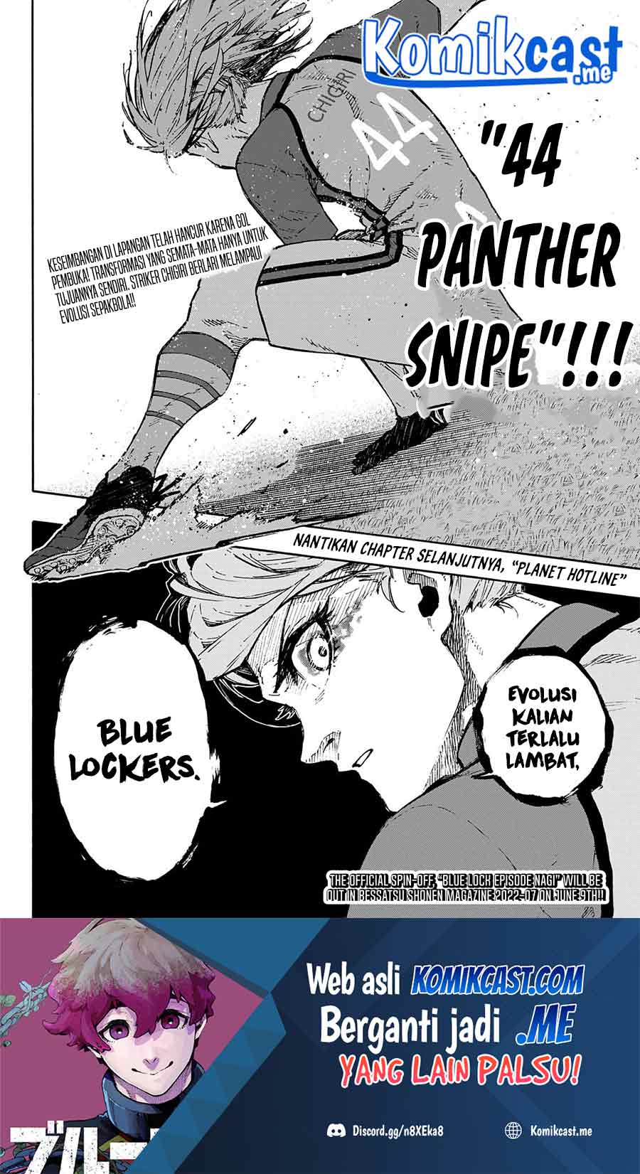 Blue Lock Chapter 176 Bahasa Indonesia