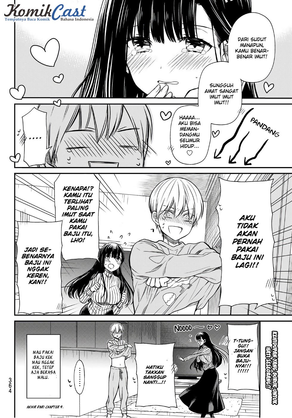 Danshi Koukousei wo Yashinaitai Onee-san no Hanashi Chapter 09 Bahasa Indonesia