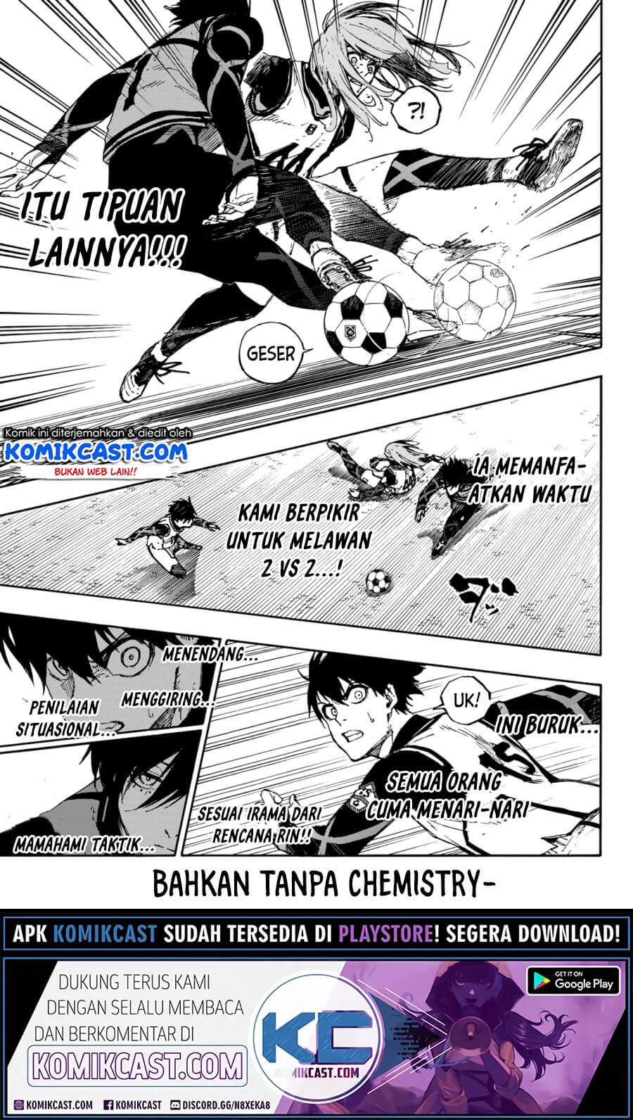 Blue Lock Chapter 74 Bahasa Indonesia