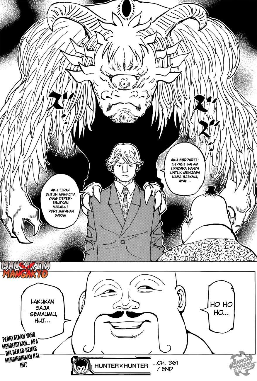 Hunter x Hunter Chapter 361 Bahasa Indonesia