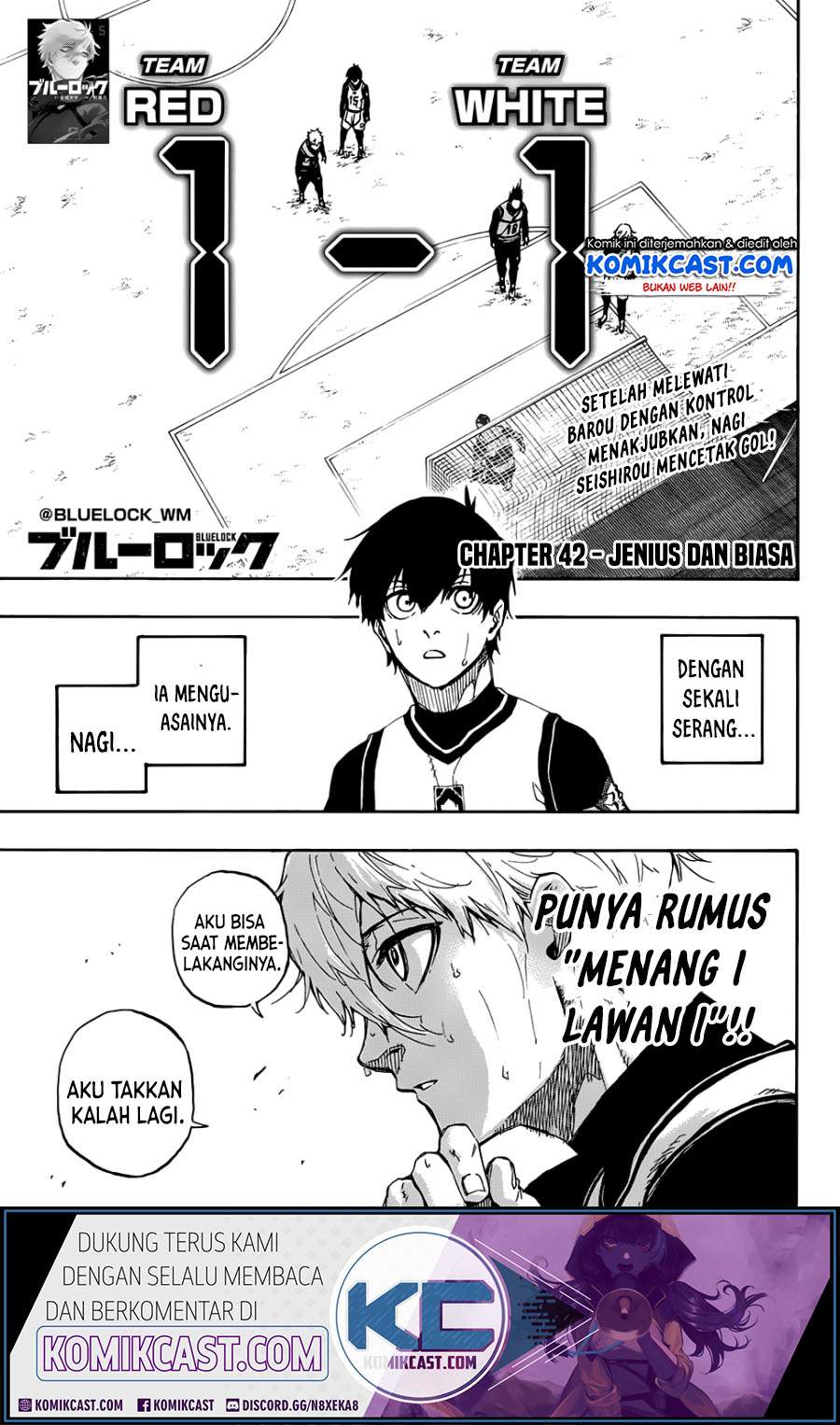 Blue Lock Chapter 52 Bahasa Indonesia