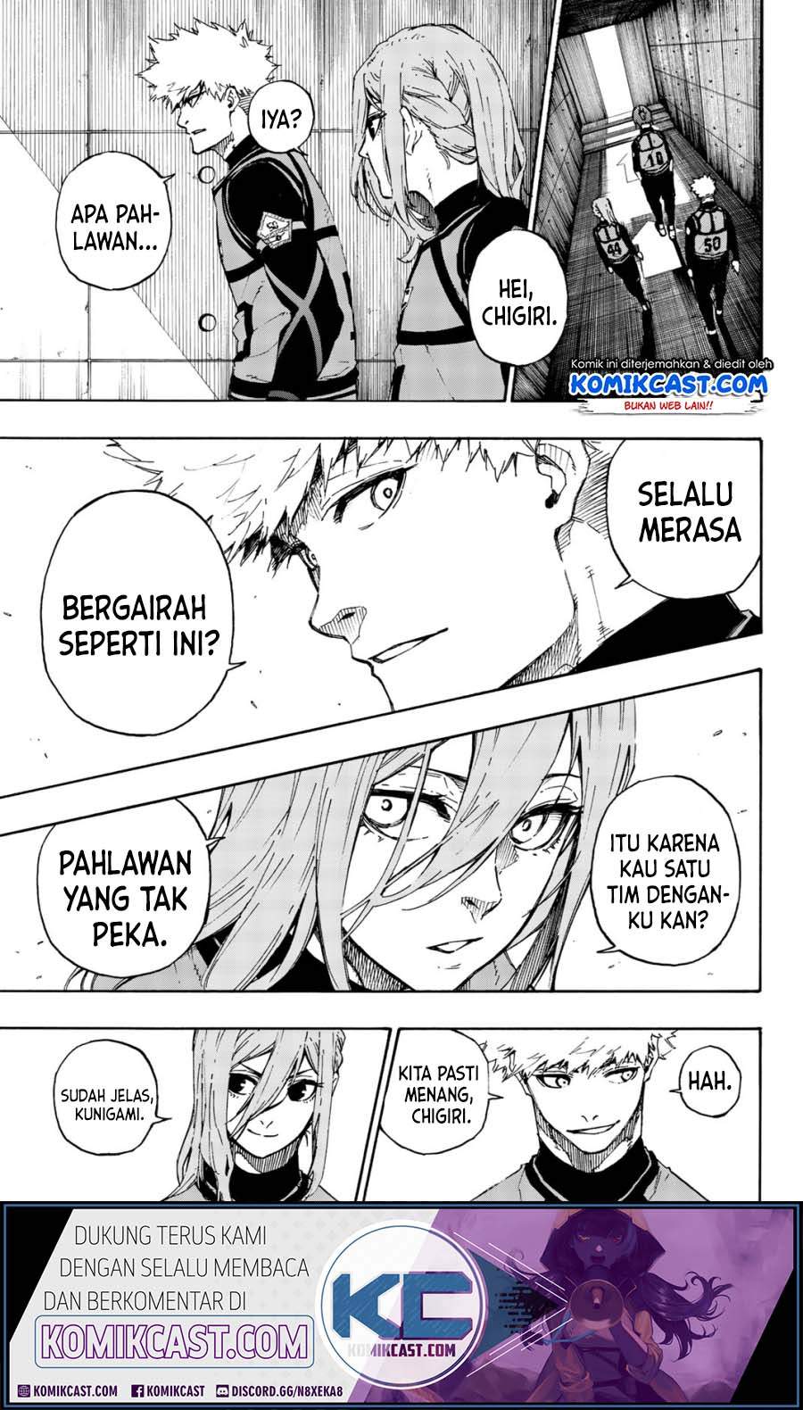 Blue Lock Chapter 58 Bahasa Indonesia