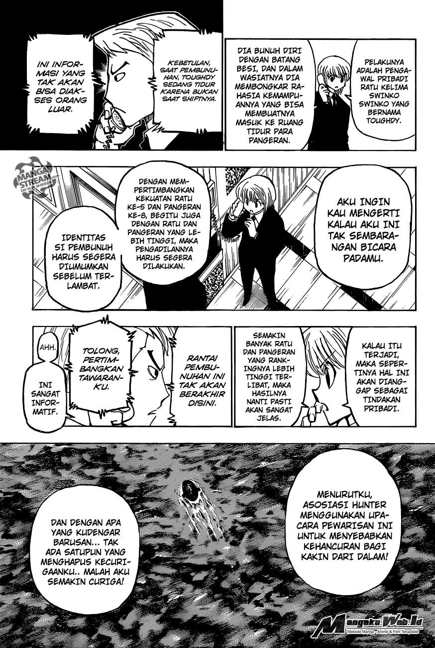 Hunter x Hunter Chapter 374 Bahasa Indonesia