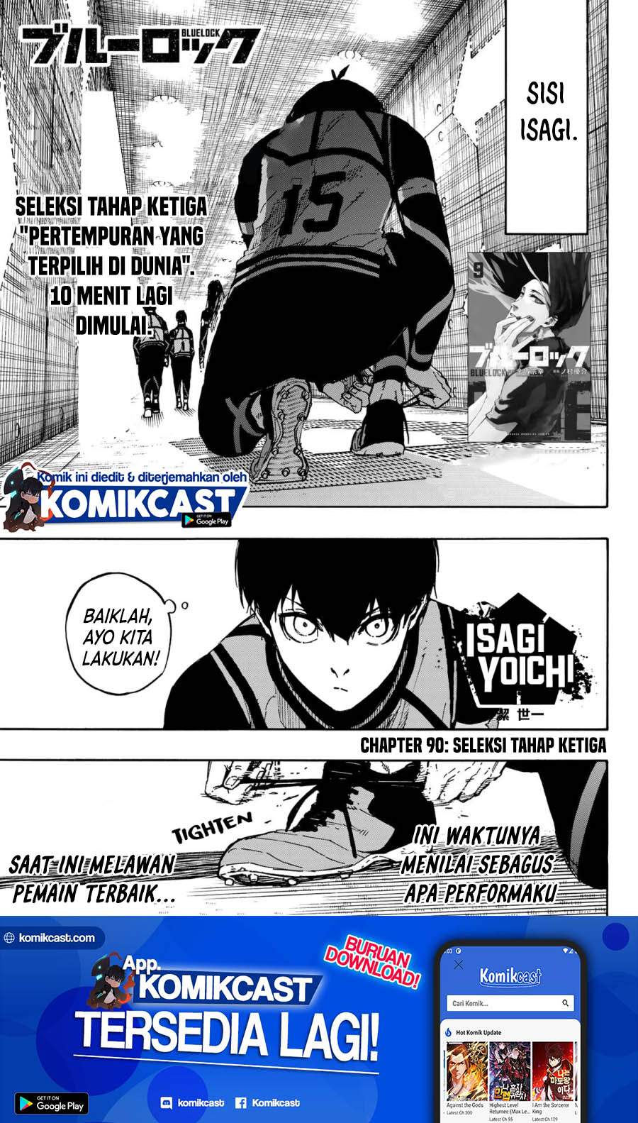 Blue Lock Chapter 90 Bahasa Indonesia