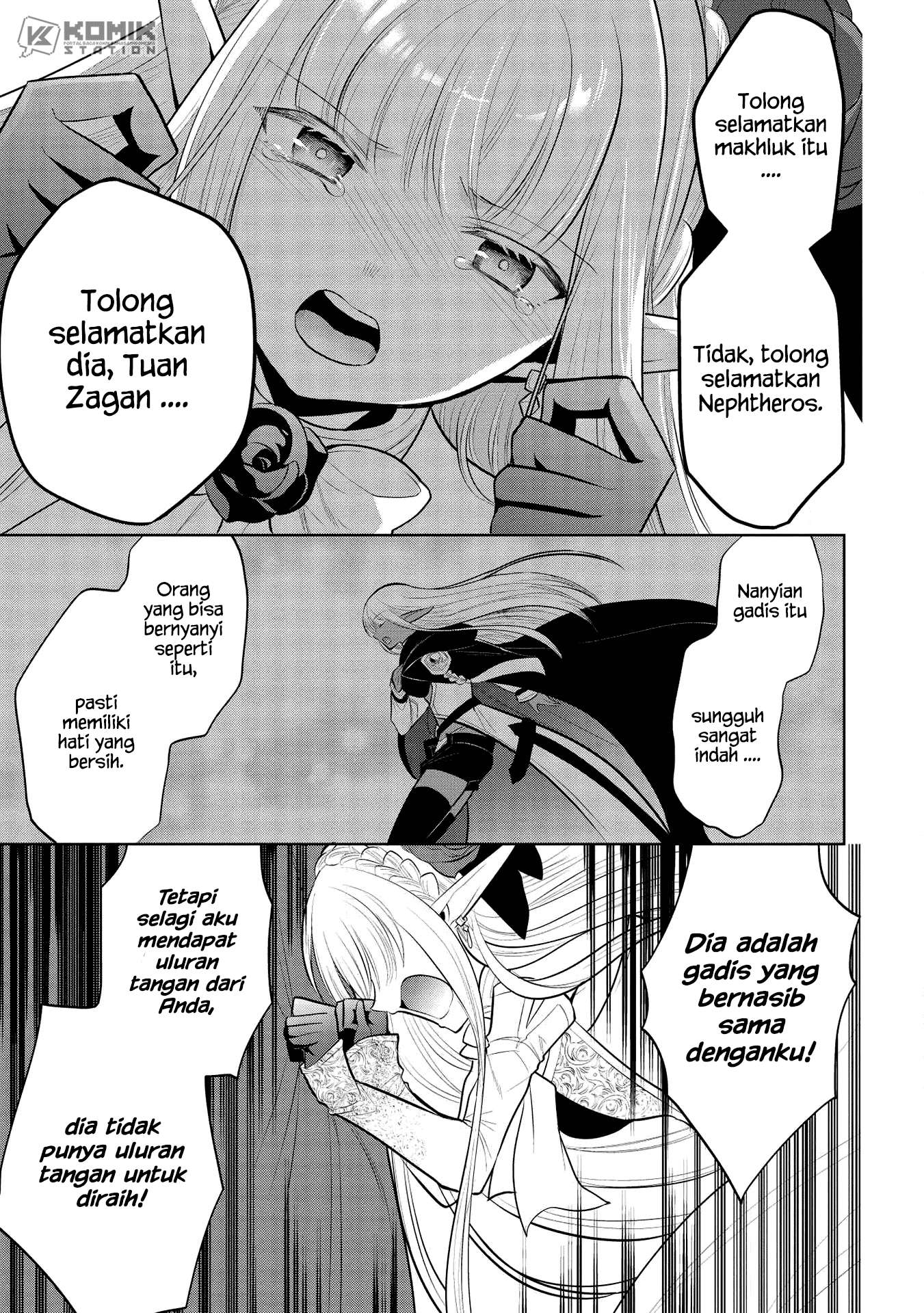 Maou no Ore ga Dorei Elf wo Yome ni Shitanda ga, Dou Medereba Ii? Chapter 32 Bahasa Indonesia