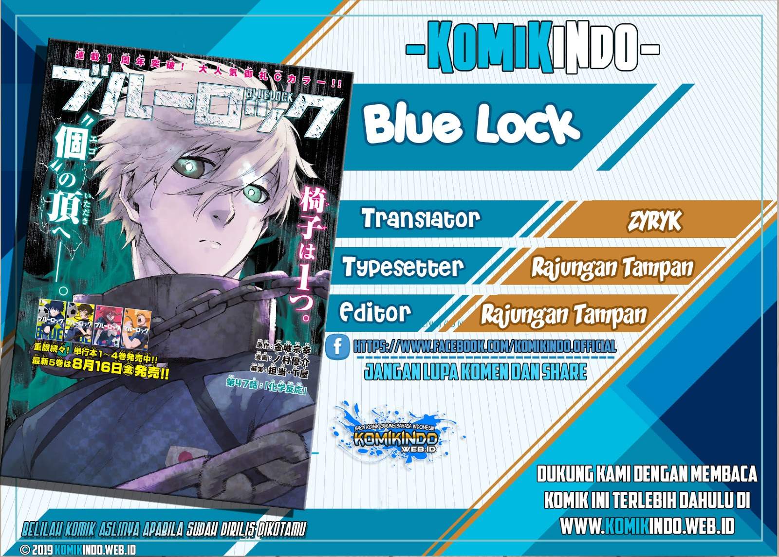 Blue Lock Chapter 02 Bahasa Indonesia