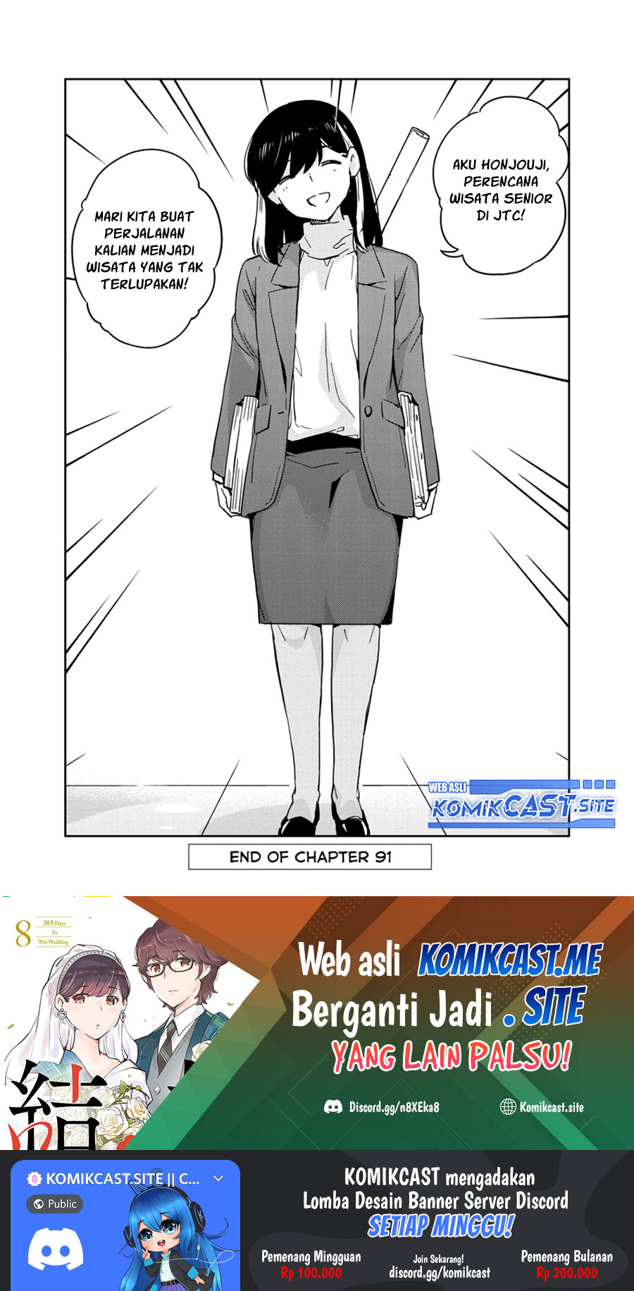 Kekkon Surutte, Hontou Desu Ka? Chapter 91 Bahasa Indonesia