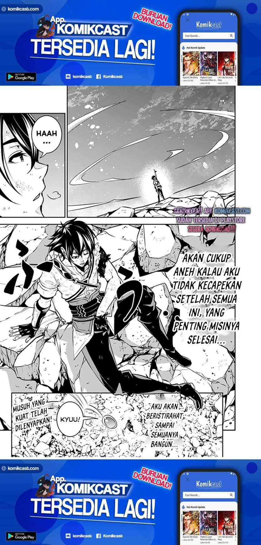 Shijou Saikyou no Mahou Kenshi, F Rank Boukensha ni Tensei Suru ~Kensei to Matei, 2 Tsu no Zense omotta Otoko no Eiyuutan~ Chapter 35 Bahasa Indonesia