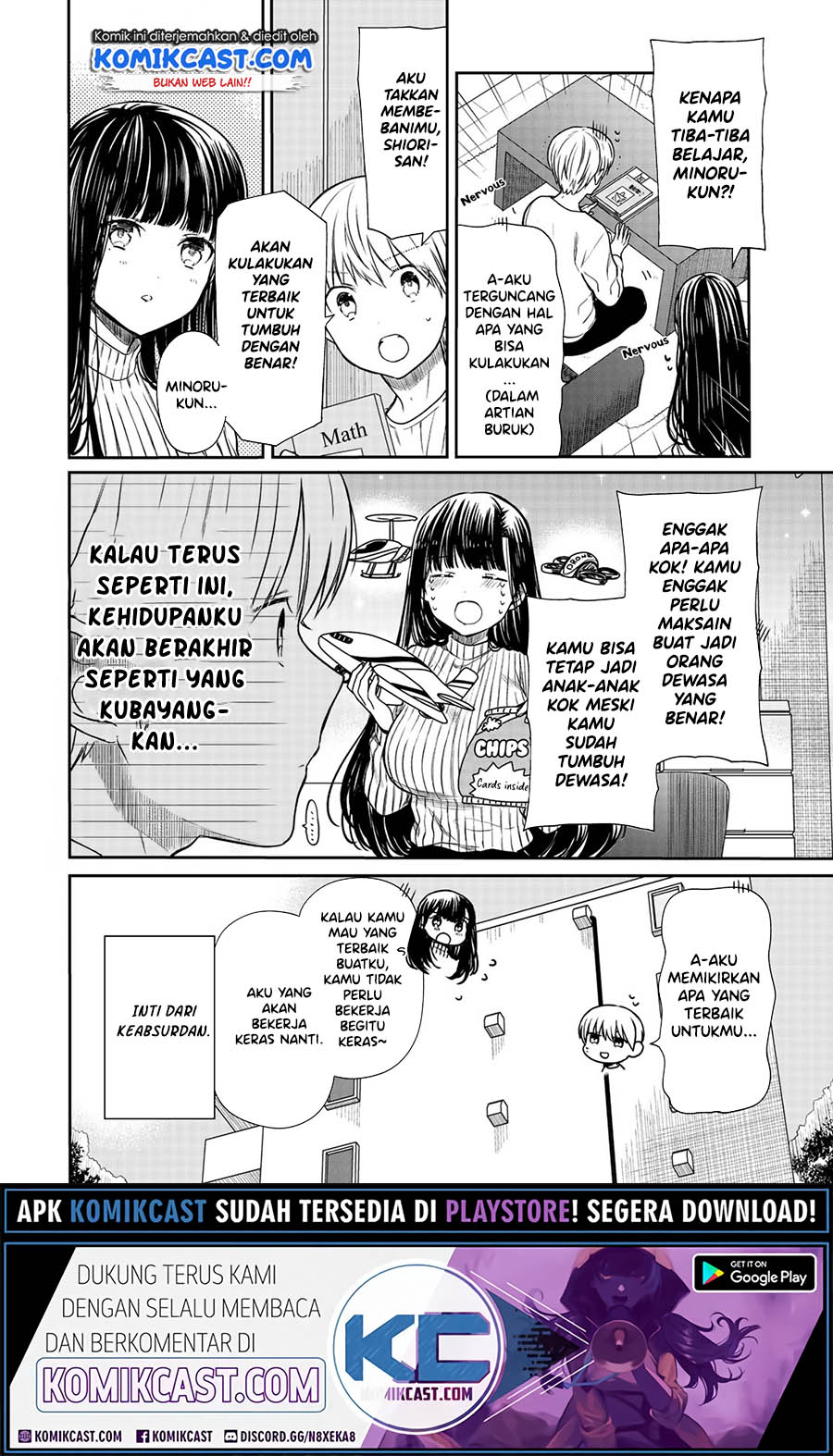 Danshi Koukousei wo Yashinaitai Onee-san no Hanashi Chapter 151 Bahasa Indonesia