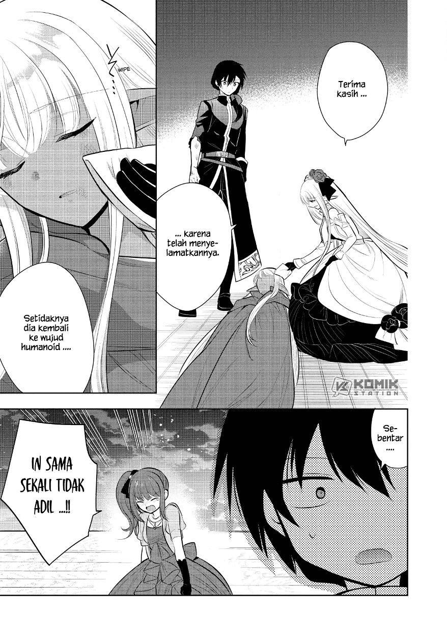 Maou no Ore ga Dorei Elf wo Yome ni Shitanda ga, Dou Medereba Ii? Chapter 35 Bahasa Indonesia