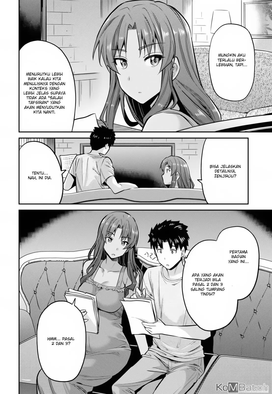 Risou no Himo Seikatsu Chapter 14 Bahasa Indonesia