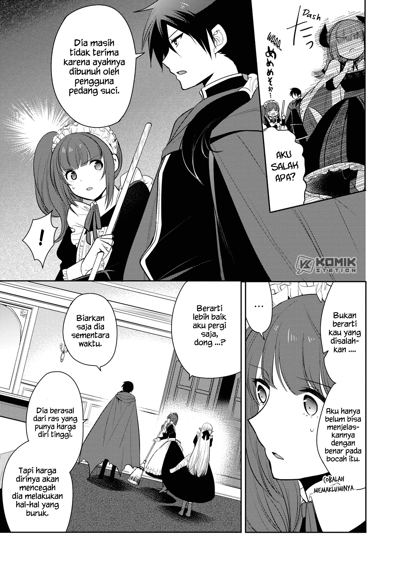 Maou no Ore ga Dorei Elf wo Yome ni Shitanda ga, Dou Medereba Ii? Chapter 20 Bahasa Indonesia