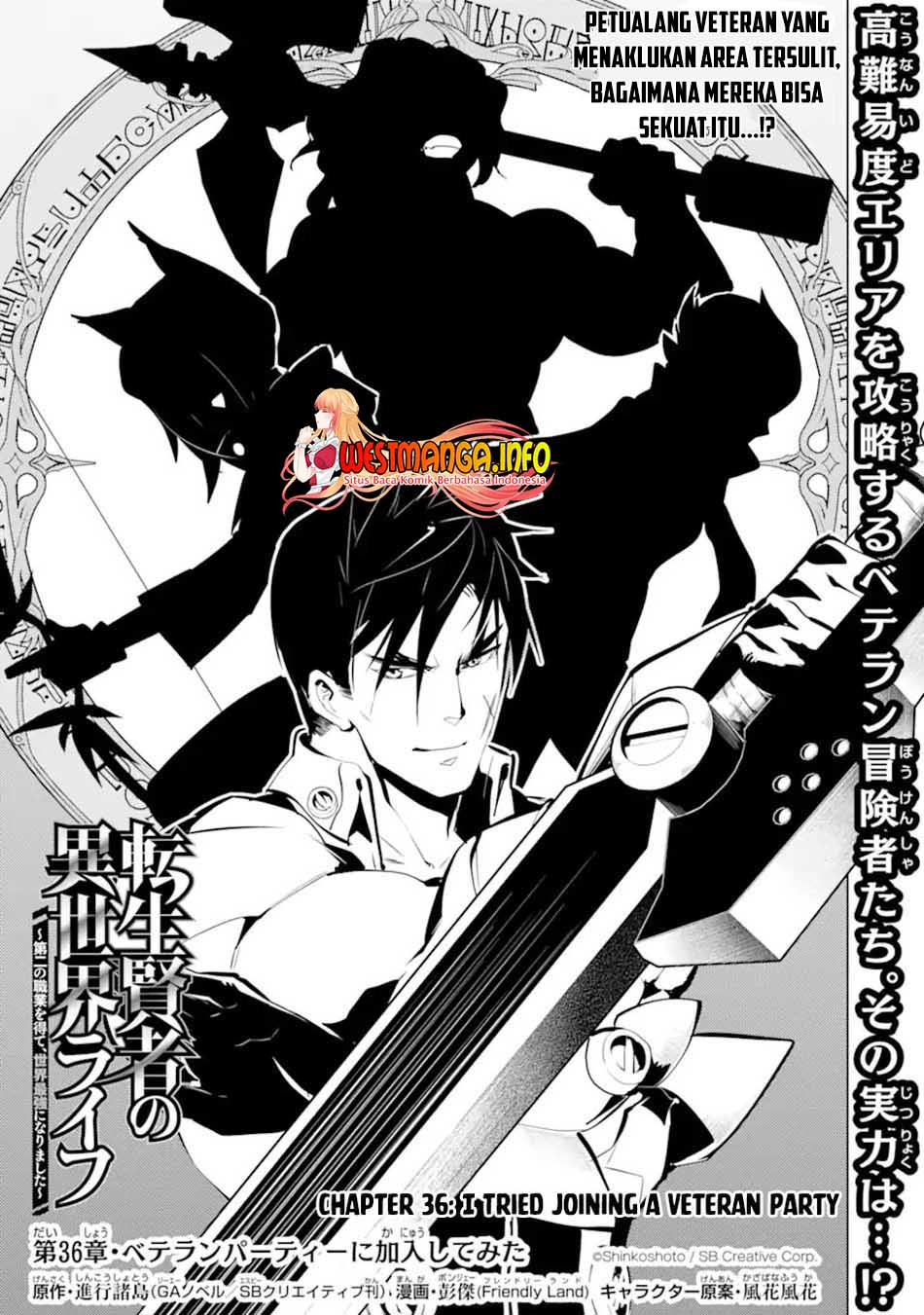 Tensei Kenja no Isekai Life – Daini no Shokugyou o Ete, Sekai Saikyou ni Narimashita Chapter 36.1 Bahasa Indonesia