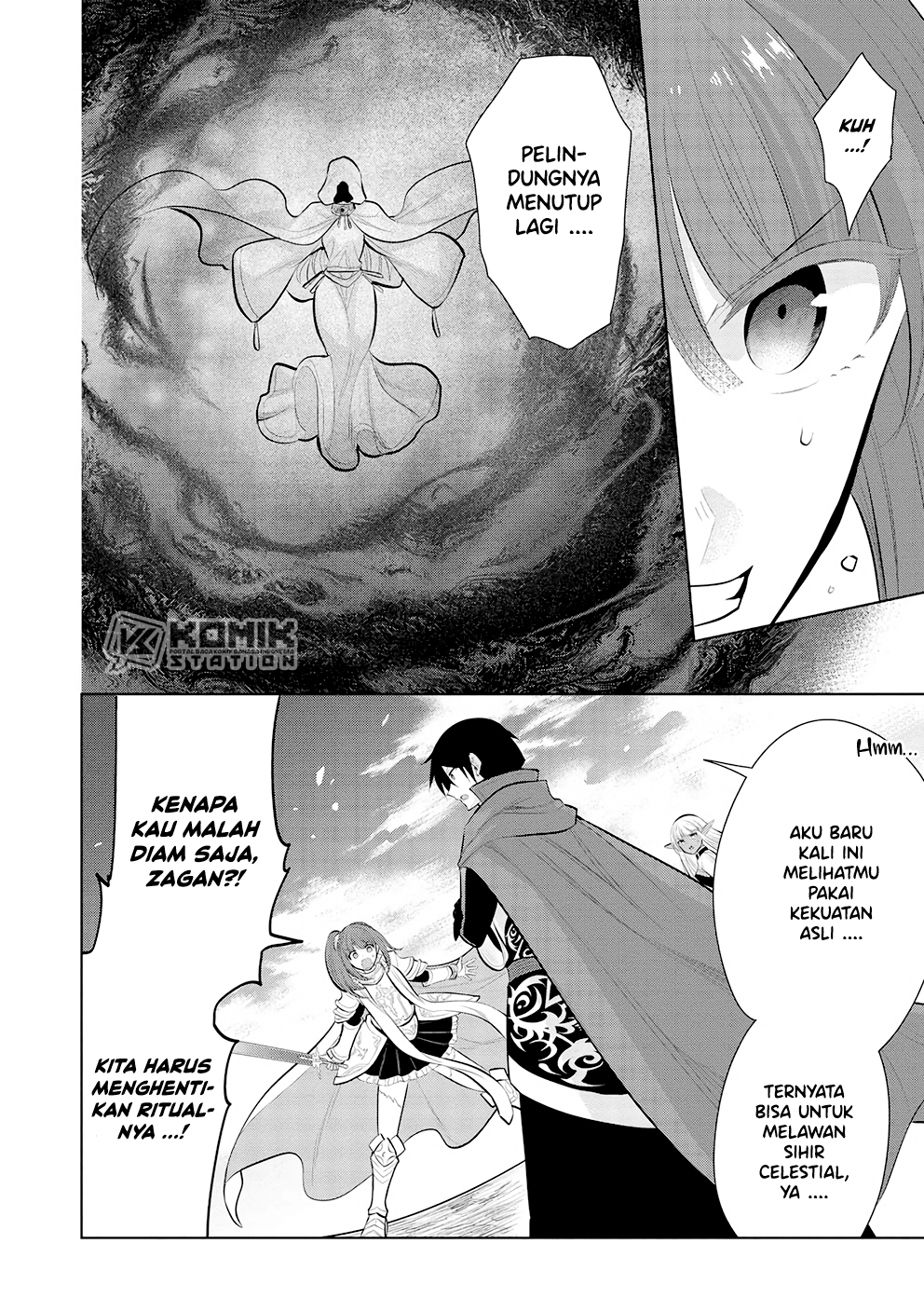 Maou no Ore ga Dorei Elf wo Yome ni Shitanda ga, Dou Medereba Ii? Chapter 48 Bahasa Indonesia