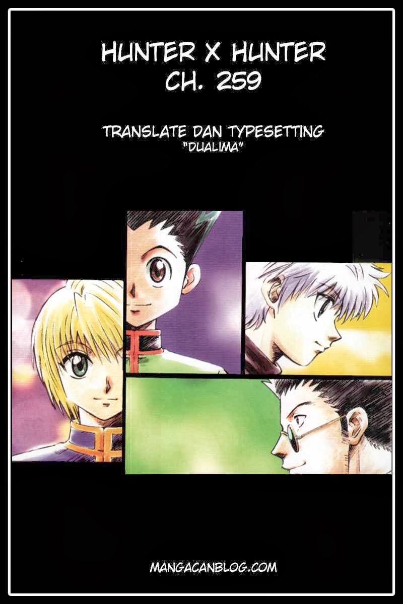 Hunter x Hunter Chapter 259 Bahasa Indonesia