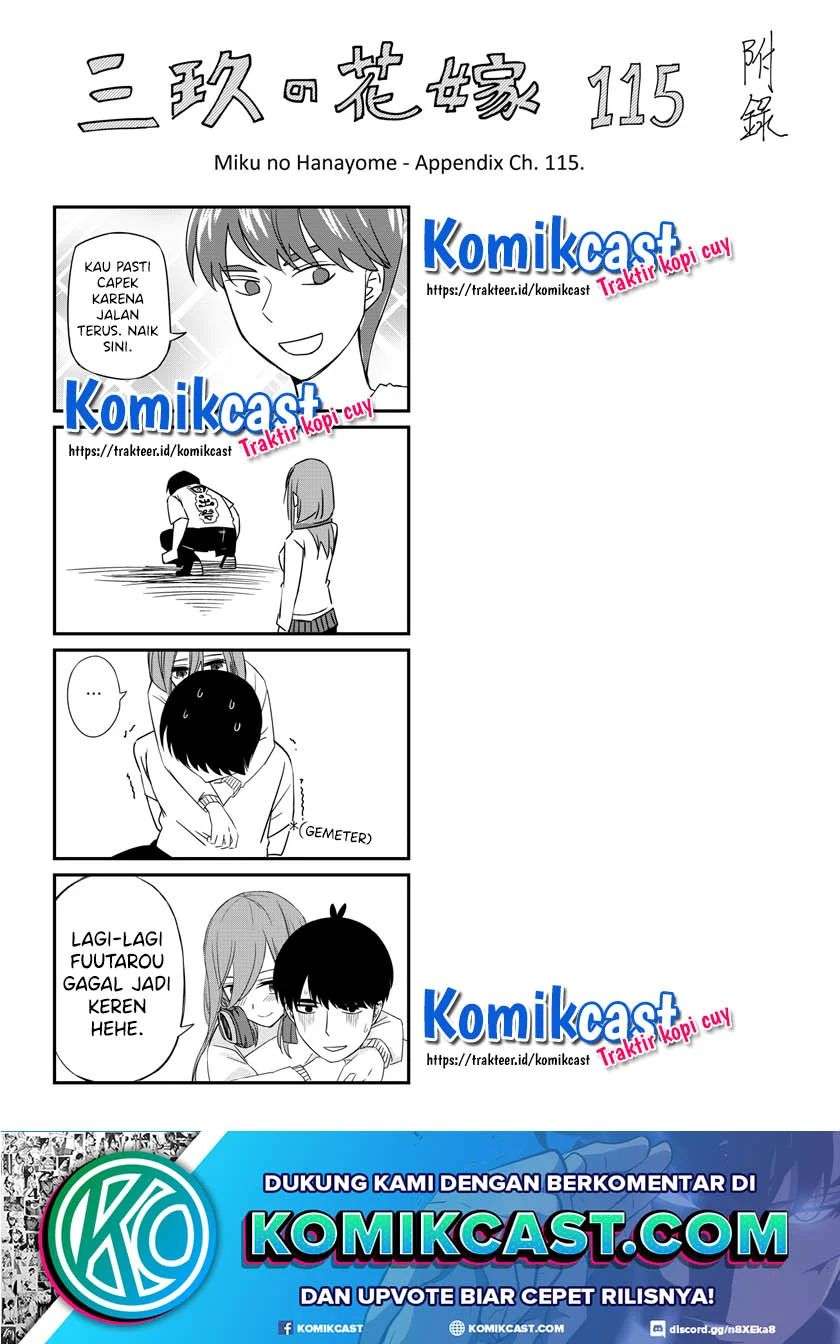 Go-Toubun no Hanayome Chapter 123.2 Bahasa Indonesia