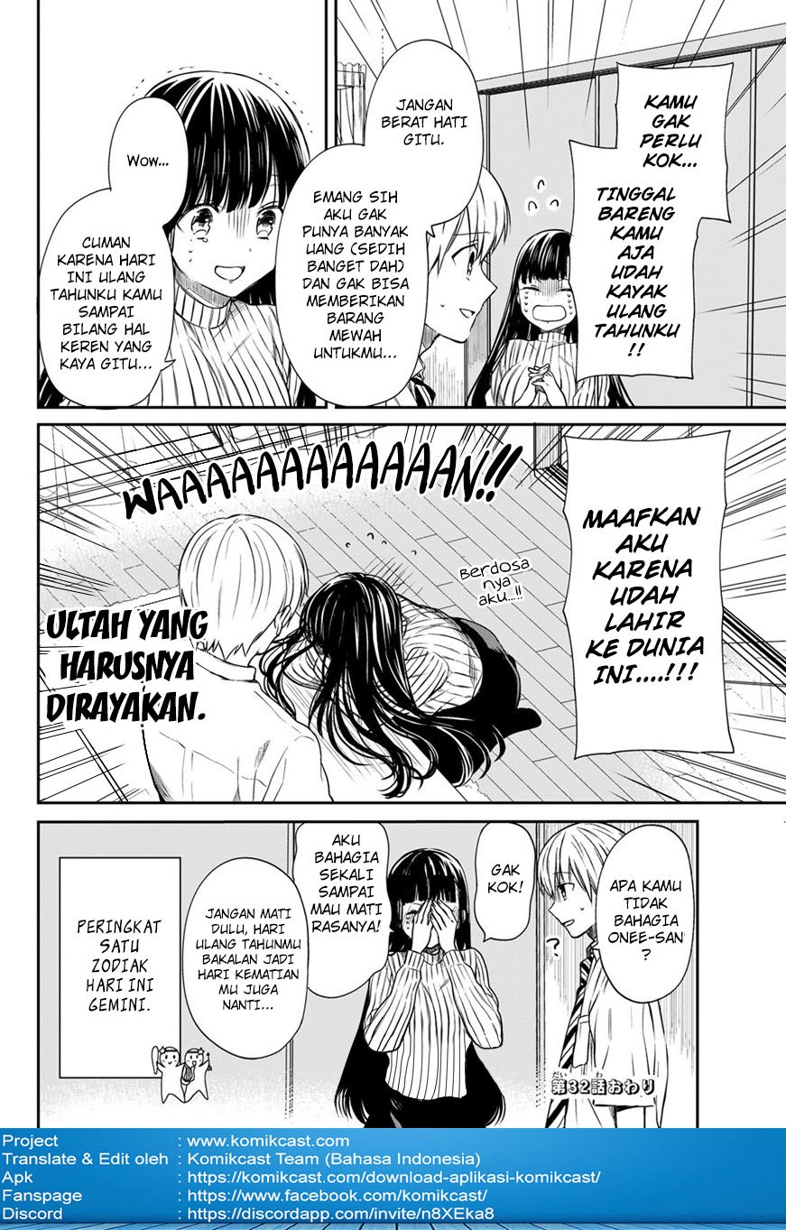 Danshi Koukousei wo Yashinaitai Onee-san no Hanashi Chapter 32 Bahasa Indonesia