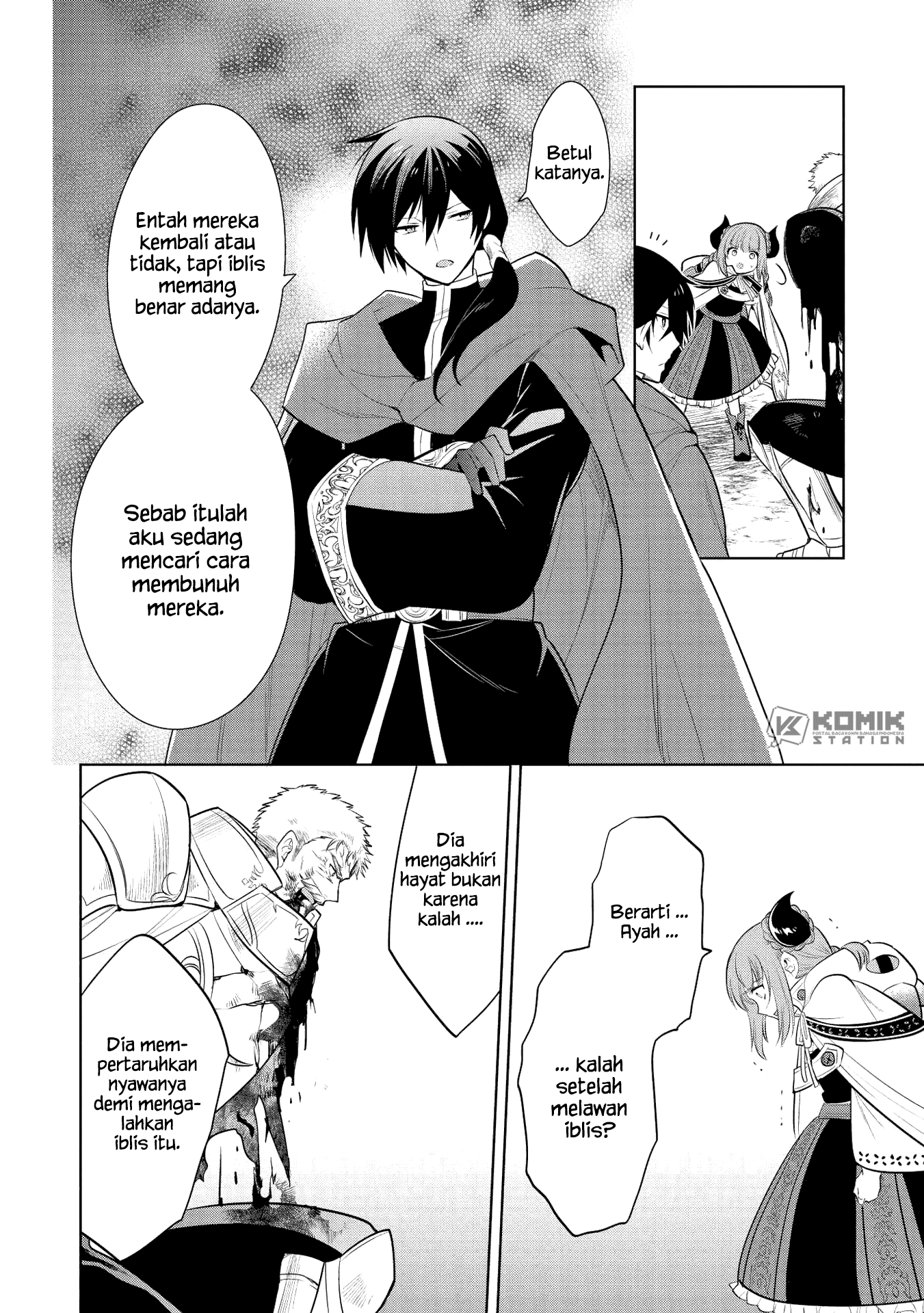 Maou no Ore ga Dorei Elf wo Yome ni Shitanda ga, Dou Medereba Ii? Chapter 22 Bahasa Indonesia