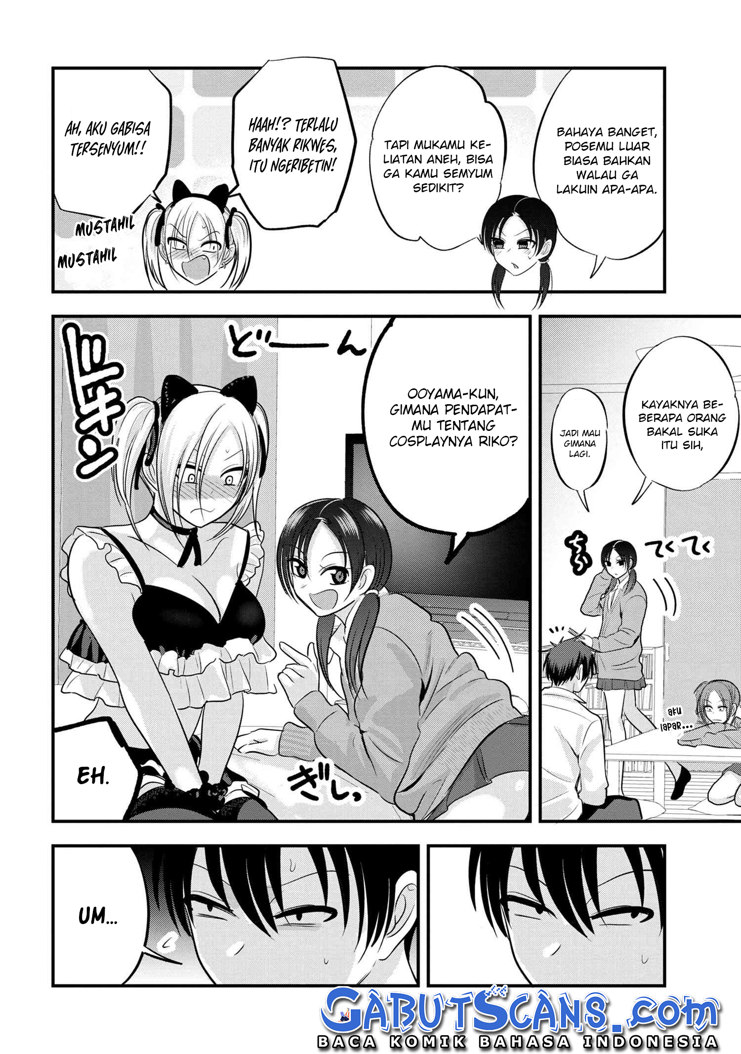 Please Go Home! Akutsu-san Chapter 119 Bahasa Indonesia