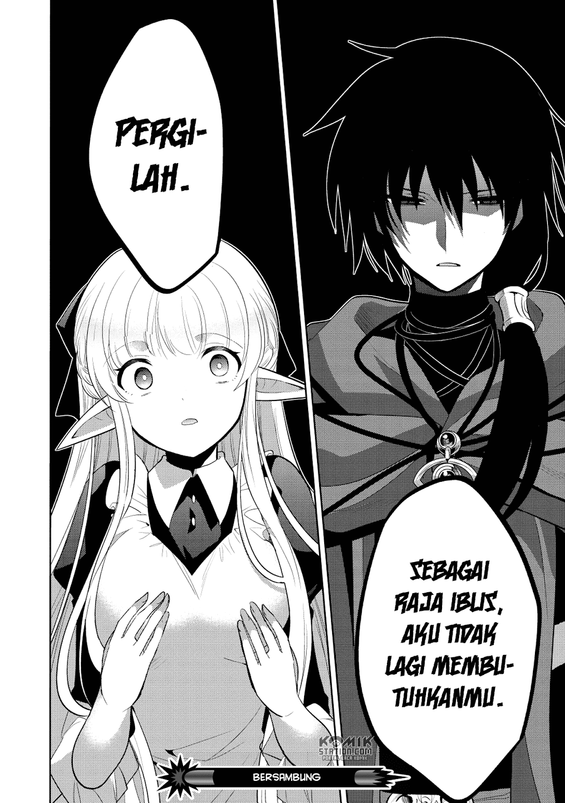 Maou no Ore ga Dorei Elf wo Yome ni Shitanda ga, Dou Medereba Ii? Chapter 09 Bahasa Indonesia