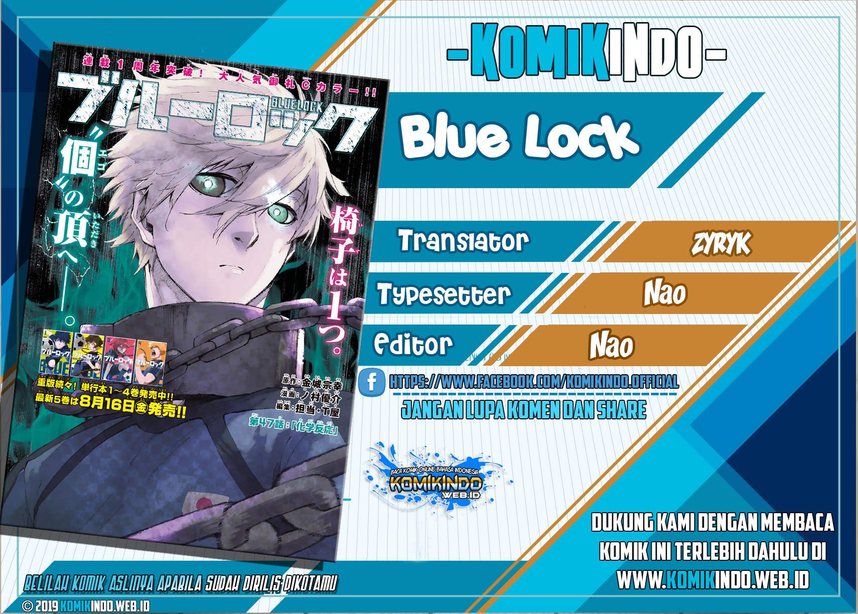 Blue Lock Chapter 18 Bahasa Indonesia