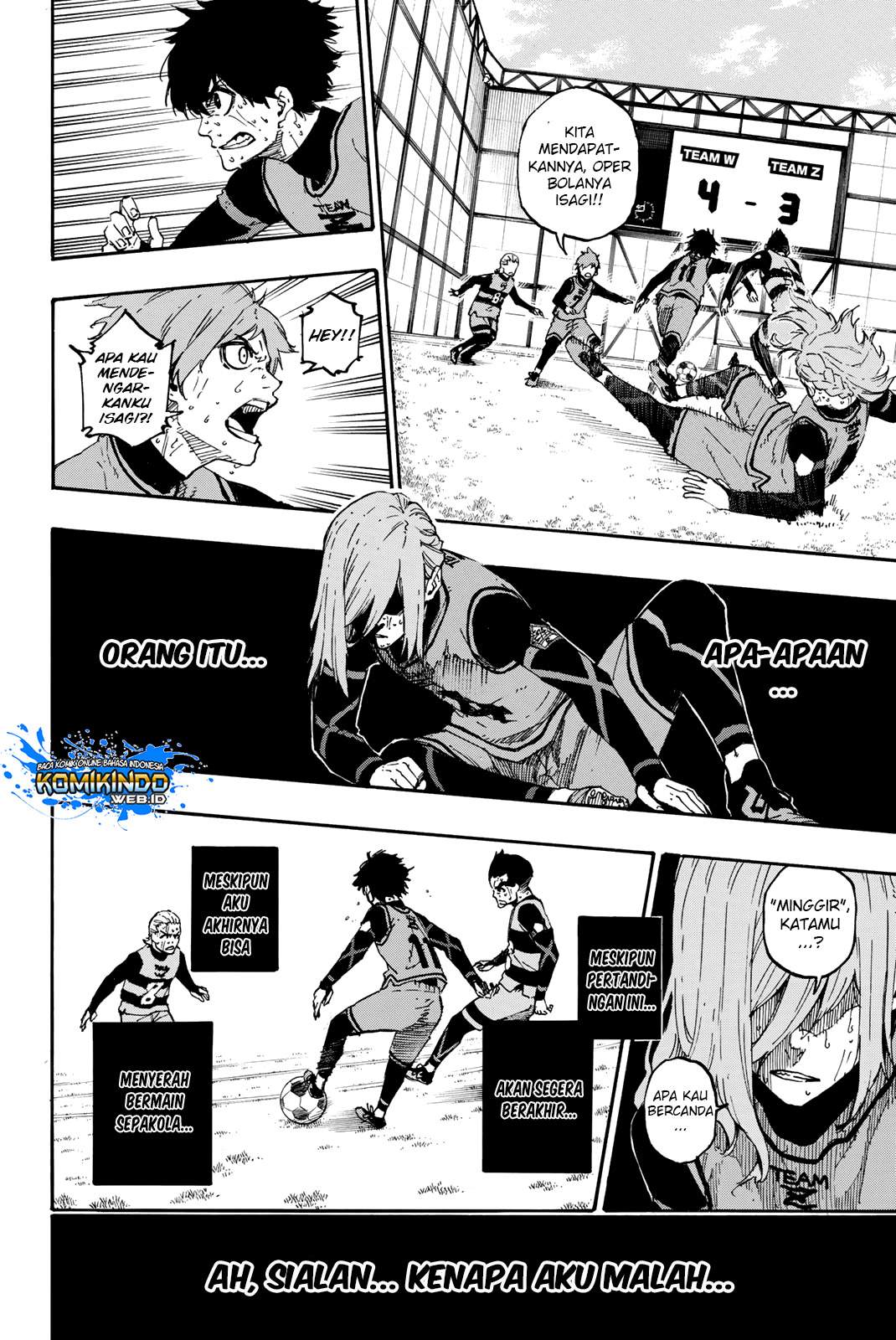 Blue Lock Chapter 20 Bahasa Indonesia