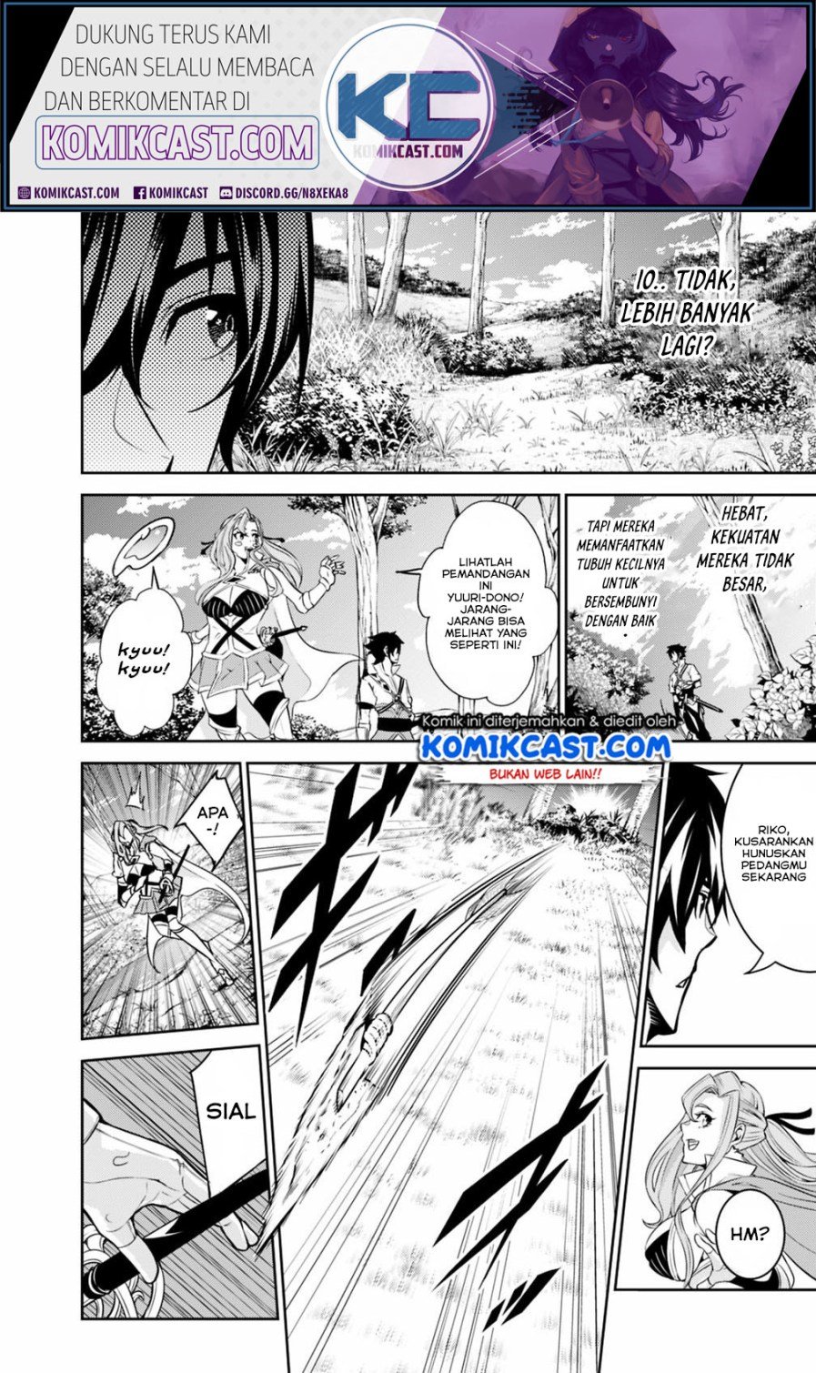 Shijou Saikyou no Mahou Kenshi, F Rank Boukensha ni Tensei Suru ~Kensei to Matei, 2 Tsu no Zense omotta Otoko no Eiyuutan~ Chapter 22 Bahasa Indonesia