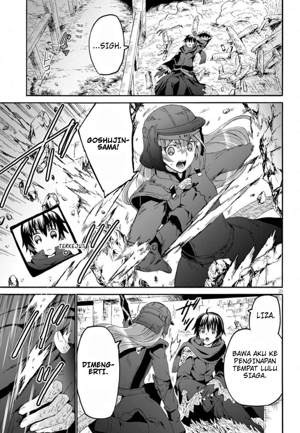 Death March kara Hajimaru Isekai Kyousoukyoku Chapter 61 Bahasa Indonesia